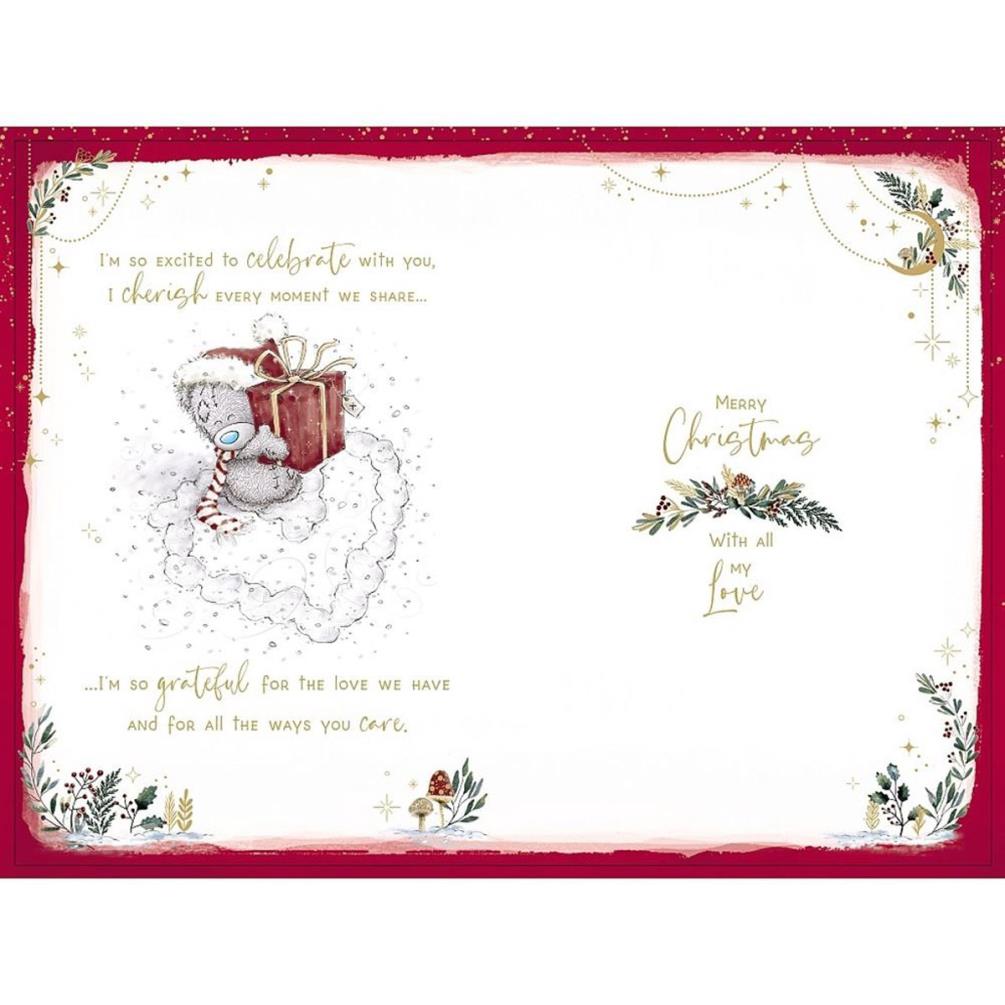 Amazing Fiance Handmade Me to You Bear Christmas Card Extra Image 1
